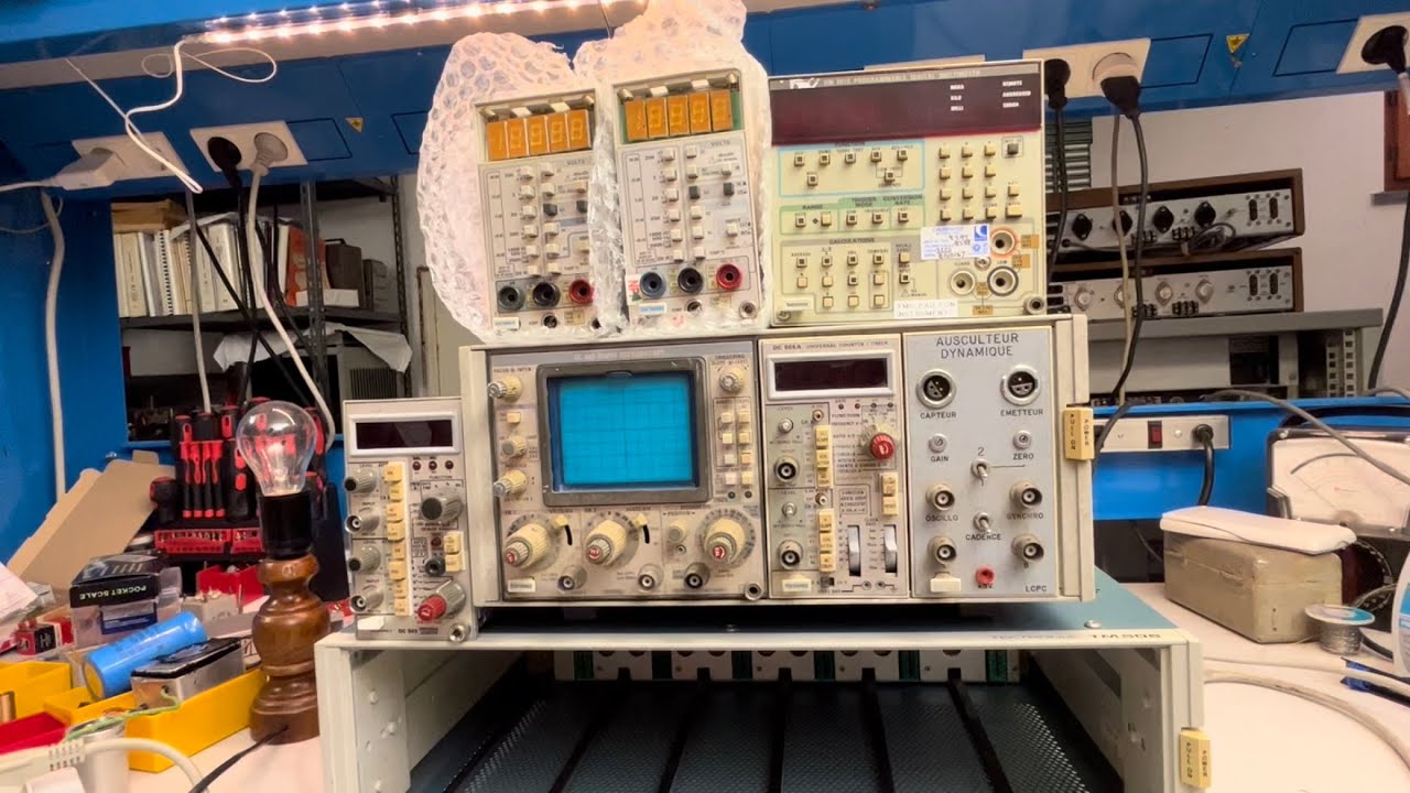 Tektronix DM501A Repair. TM500 series repair-a-thon PART 1