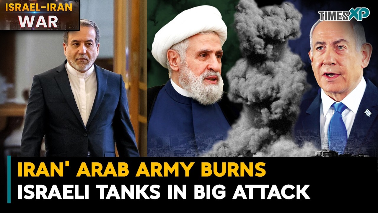 Iran's Arab Army Burns Israeli Tanks In Big Attack| Iran-Israel-U.S. War