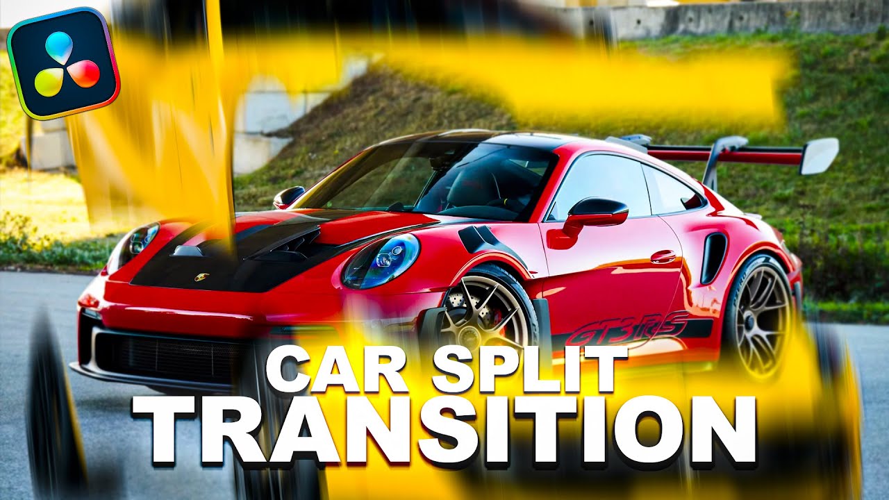 Insane Car SPLIT Transition - DaVinci Resolve