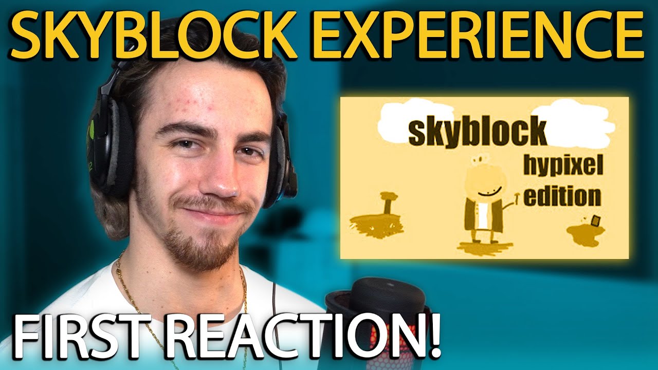 Tdot reacts to Technoblade's Hypixel Skyblock Experience!