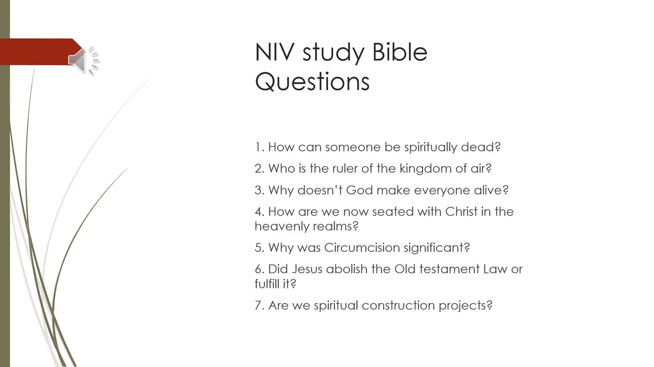 Bible Study: Ephesians chapter 2