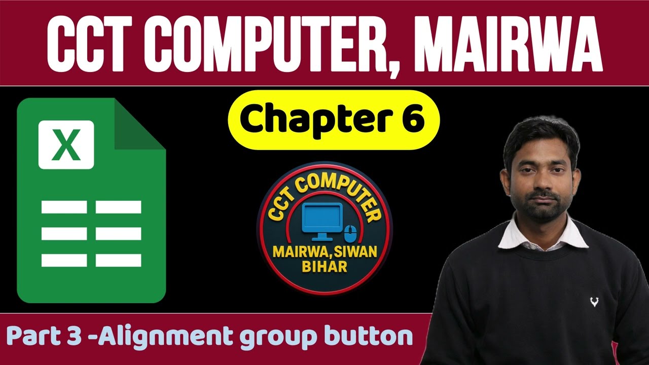 Excel Class: Alignment group button का पूरा Practical Demo