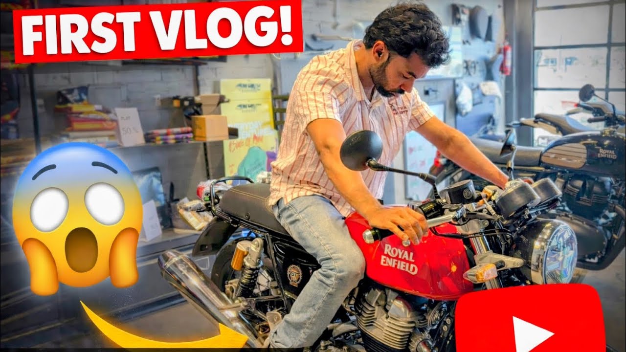 My first Vlog with Royal Enfield Continetal Gt650 Bike 🏍️🔥|sachin wayal #vlog #yt #explore #viral