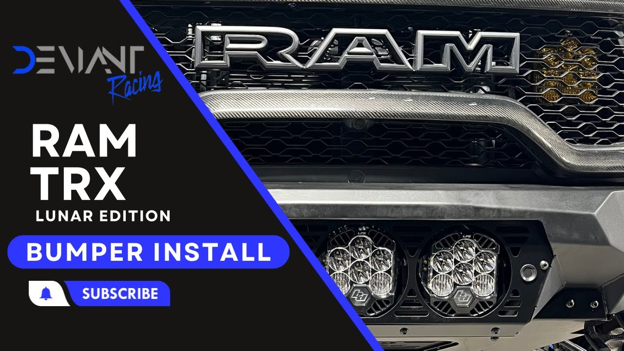 INSANE 2023 Lunar RAM TRX Build | Bumper Install | Deviant Racing