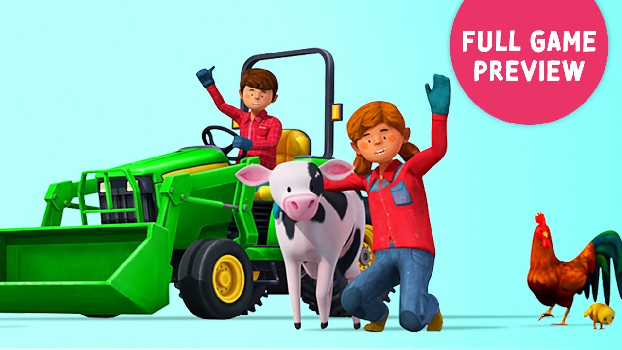 Little Farmers App for Kids 🚜 Drive the tractor, plant corn and take care of your farm animals