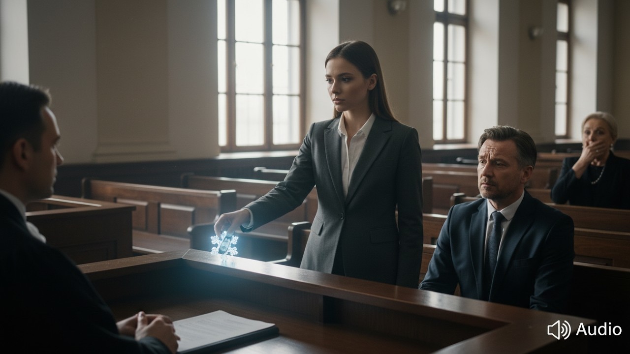 Pendrive w kształcie śnieżynki, który ujawnił zdrady i manipulacje męża, doprowadzając do...