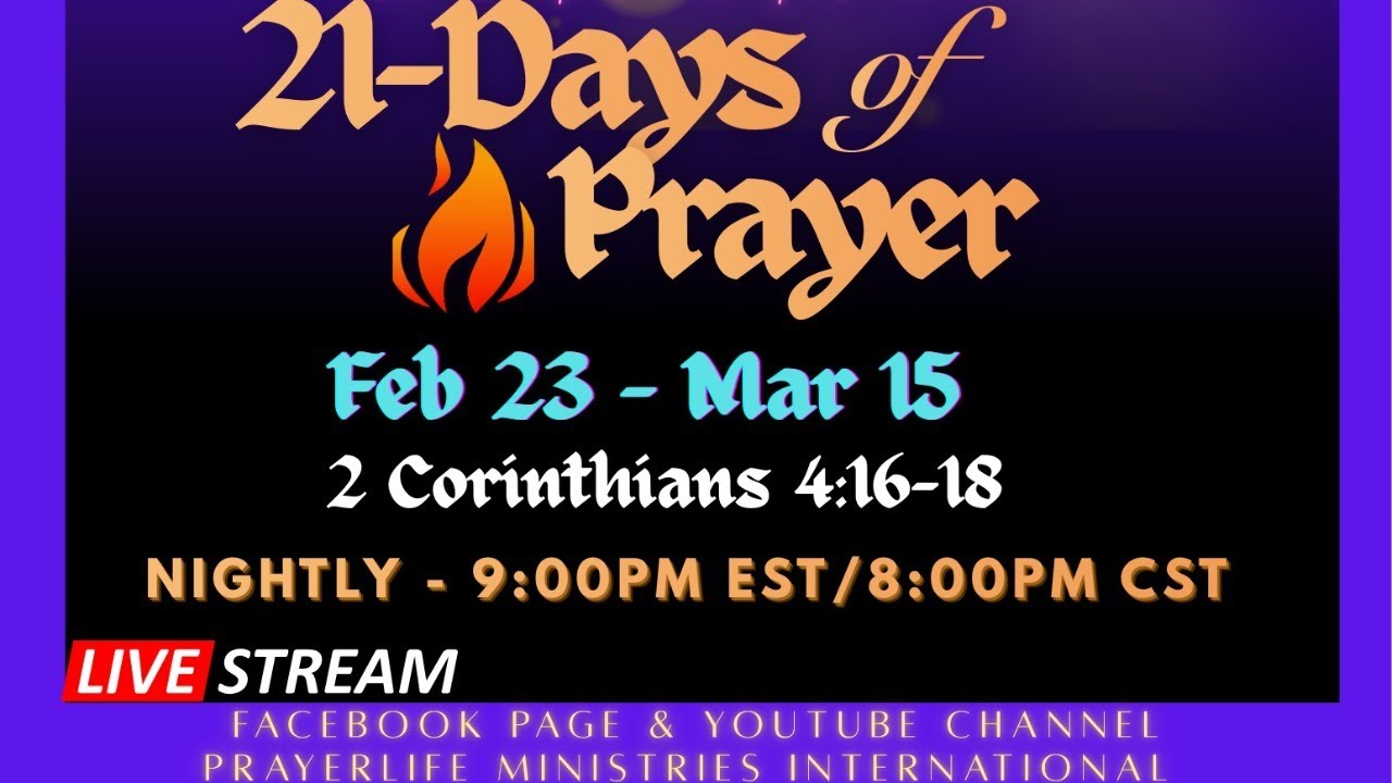 Day 17 of 21-Day Prayer & Fasting