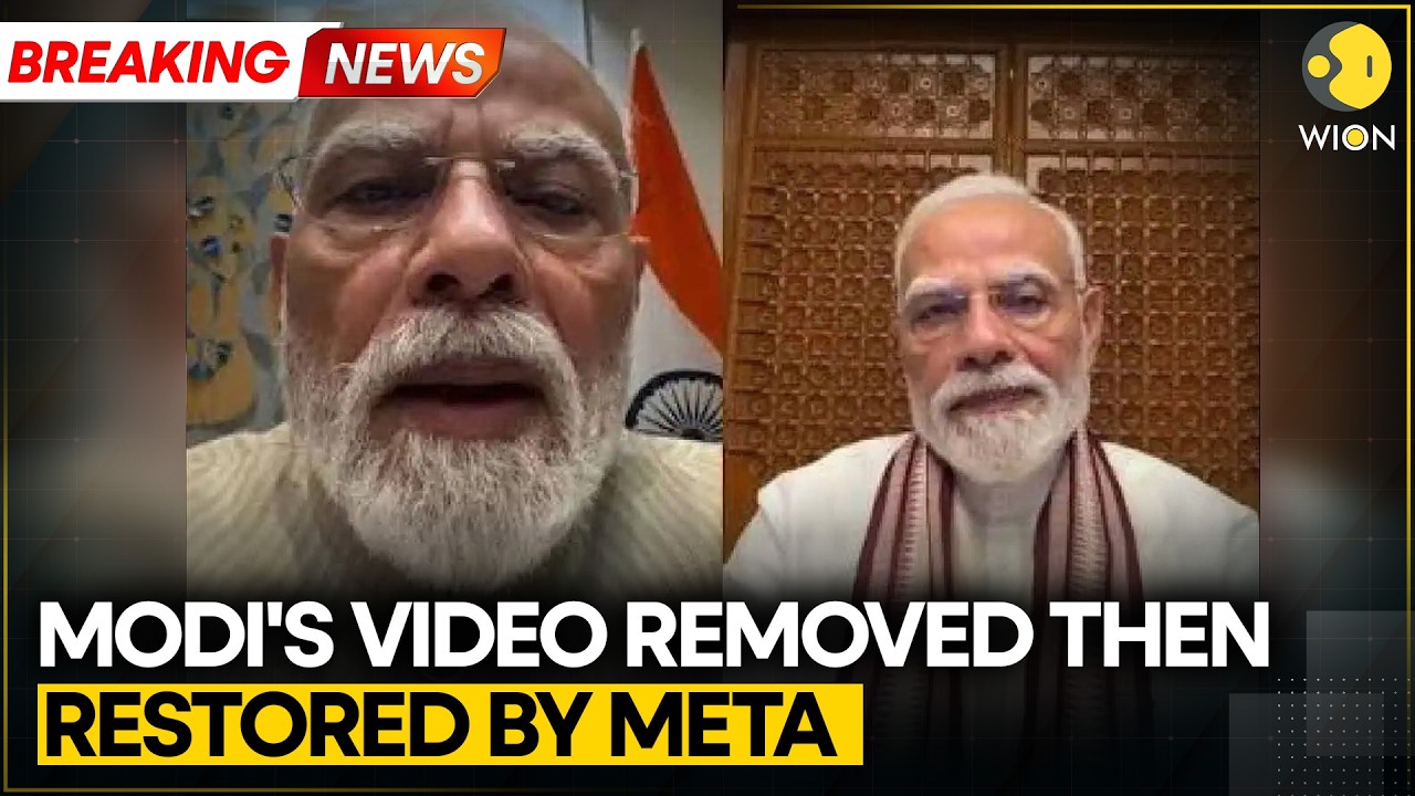 Meta Apologises After PM Modi's Facebook Video Was Blocked | WION Newspoint
