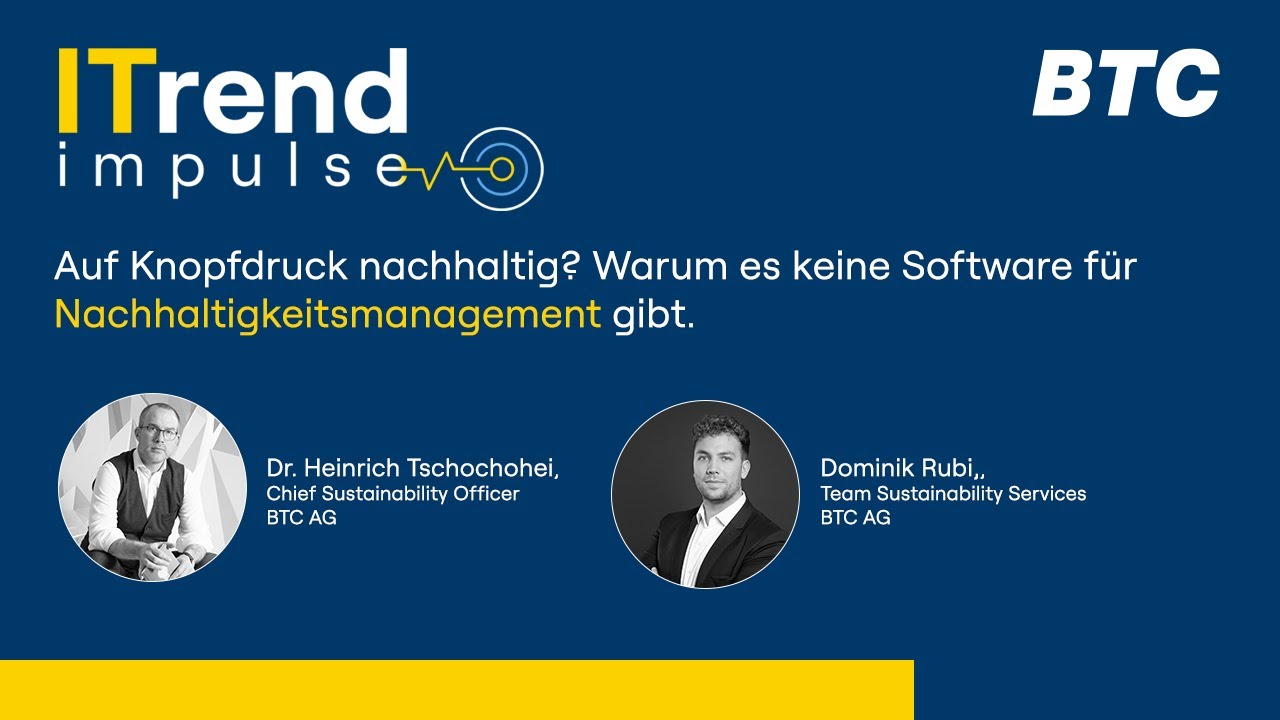 Auf Knopfdruck nachhaltig? Warum es keine Software f&uuml;r Nachhaltigkeitsmanagement gibt.