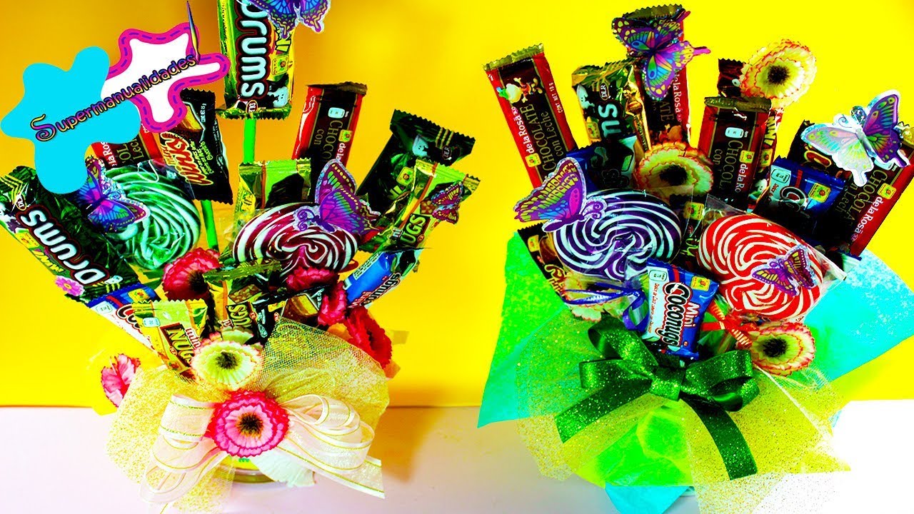Taza con chocolates para mamá 🍬SUPERMANUALIDADES🍬