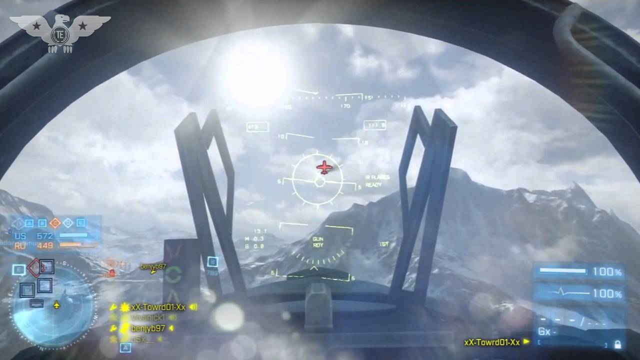 BF3 AC 130 VS SMAW (Battlefield 3 Armored Kill)