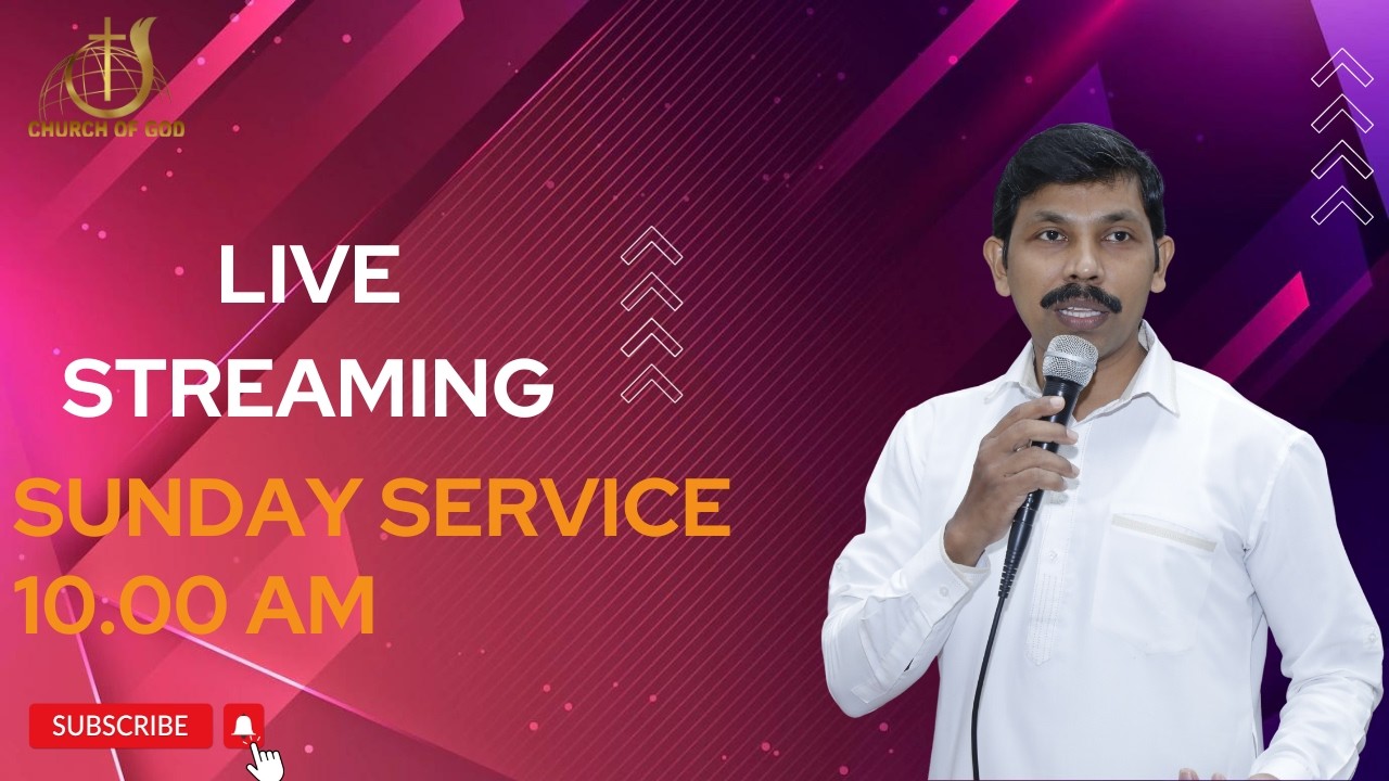 🔴 LIVE || Sunday Service || 15.02.2026 || COG Pudur || REV. D. RAJENDRA PRASAD.