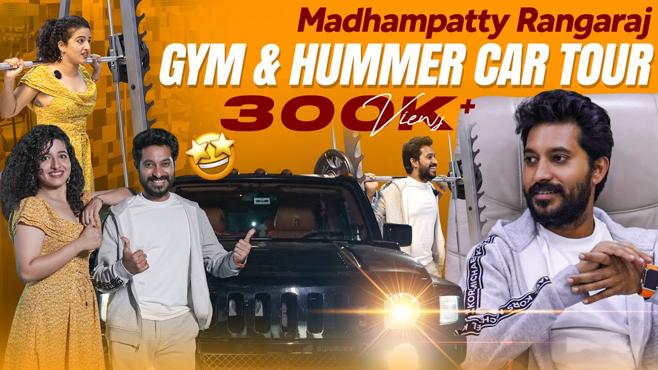 கொஞ்சம் Workout.. கொஞ்சம் கேள்வி 😍 | Fun Side Of Madhampatty Rangaraj | Exclusive Office Tour|Part 2
