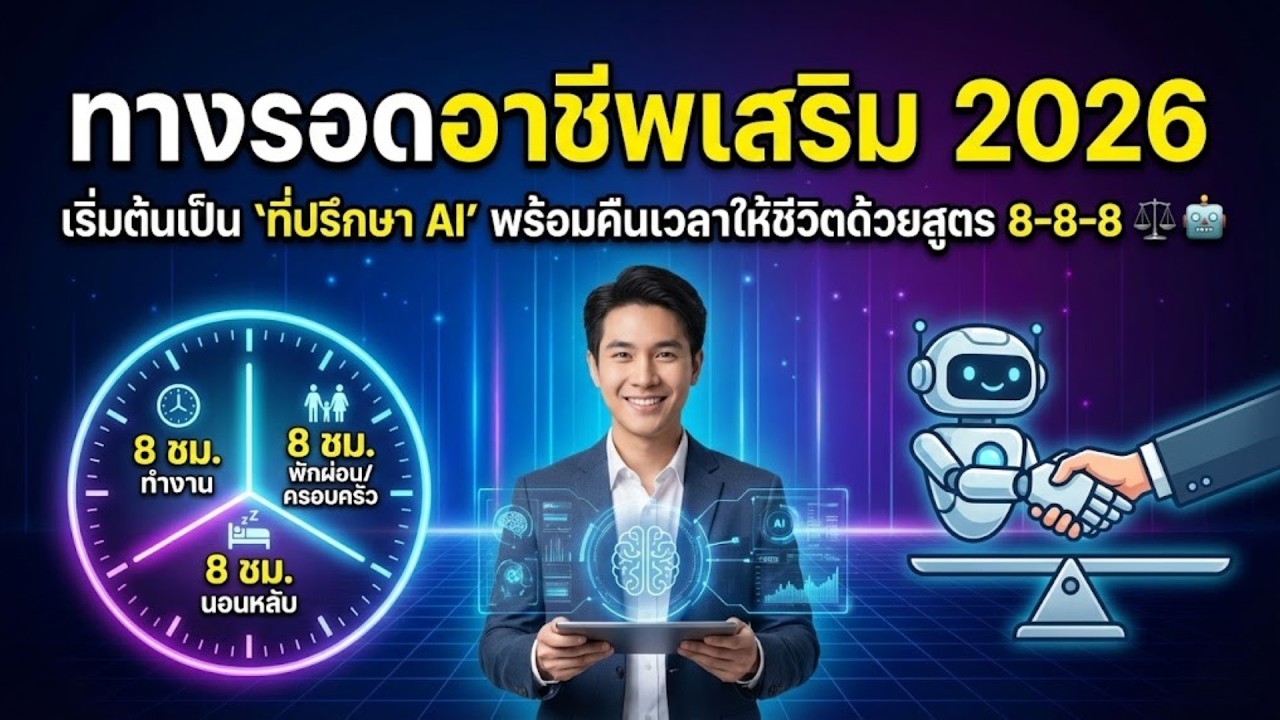 ทางรอดอาชีพเสริม 2026: เริ่มต้นเป็น 