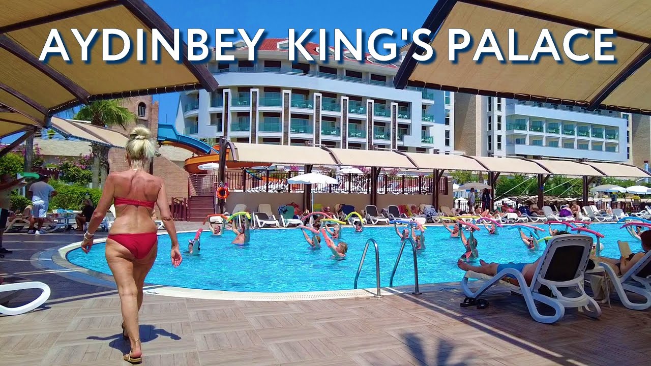 SIDE EVRENSEKI AYDINBEY KING’s PALACE & SPA 5* beach walking #TURKIYE #Turkey #side #beach #antalya