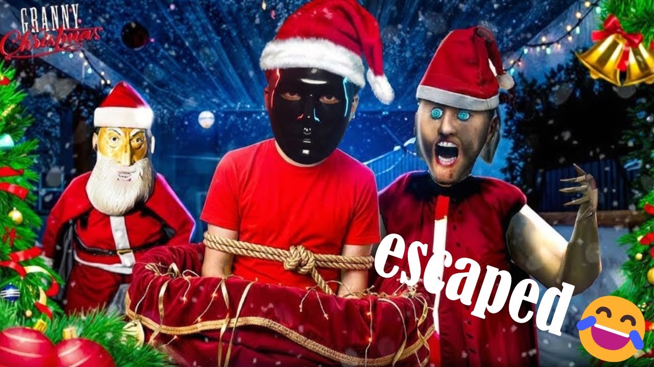 Epic Car🚗💨 Escape From Granny's House🥵‼ (Christmas Night) / MALAYALAM GAMEPLAY/ DUDEGAMESTAR