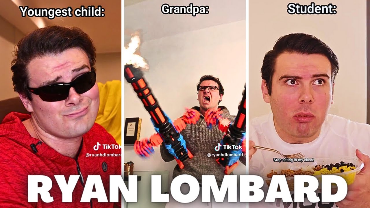 Ryan HD Lombard’s Funniest School & Family Skits Compilation | Top Ryan Lombard TikTok Comedy Videos