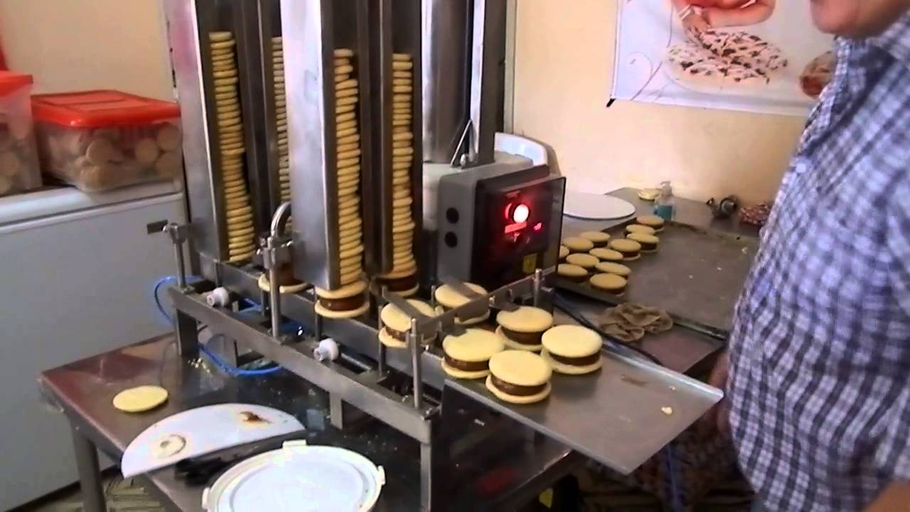 Dosificadora y armadora de alfajores