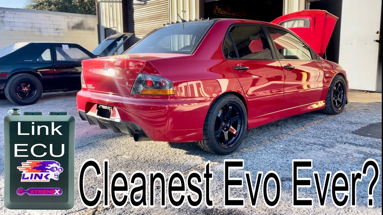 This Evo RS might be the cleanest built Evo I’ve ever tuned. Full standalone ECU