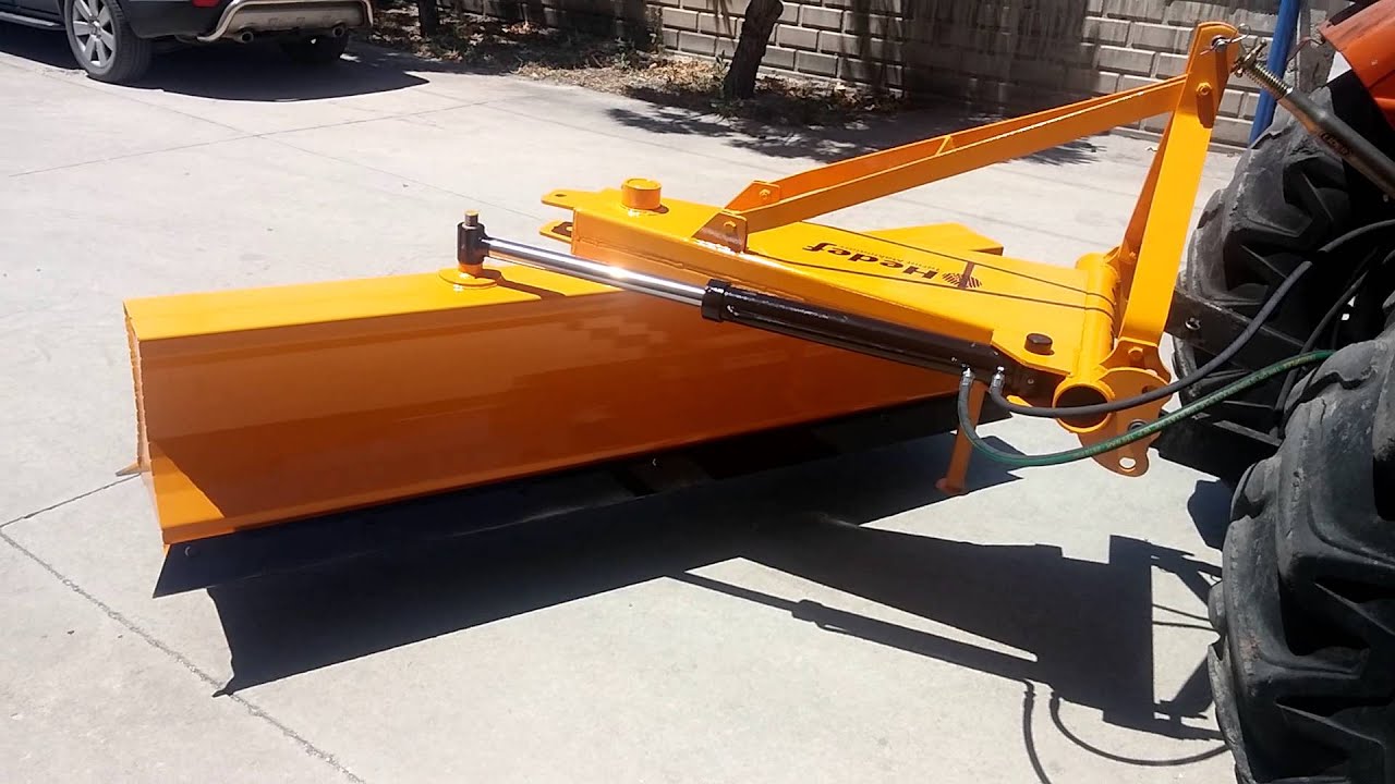 Hidrolik Pistonlu &Ccedil;ift Y&ouml;nl&uuml; Trakt&ouml;r Arka Sıyırıcı - Tesviye K&uuml;reği