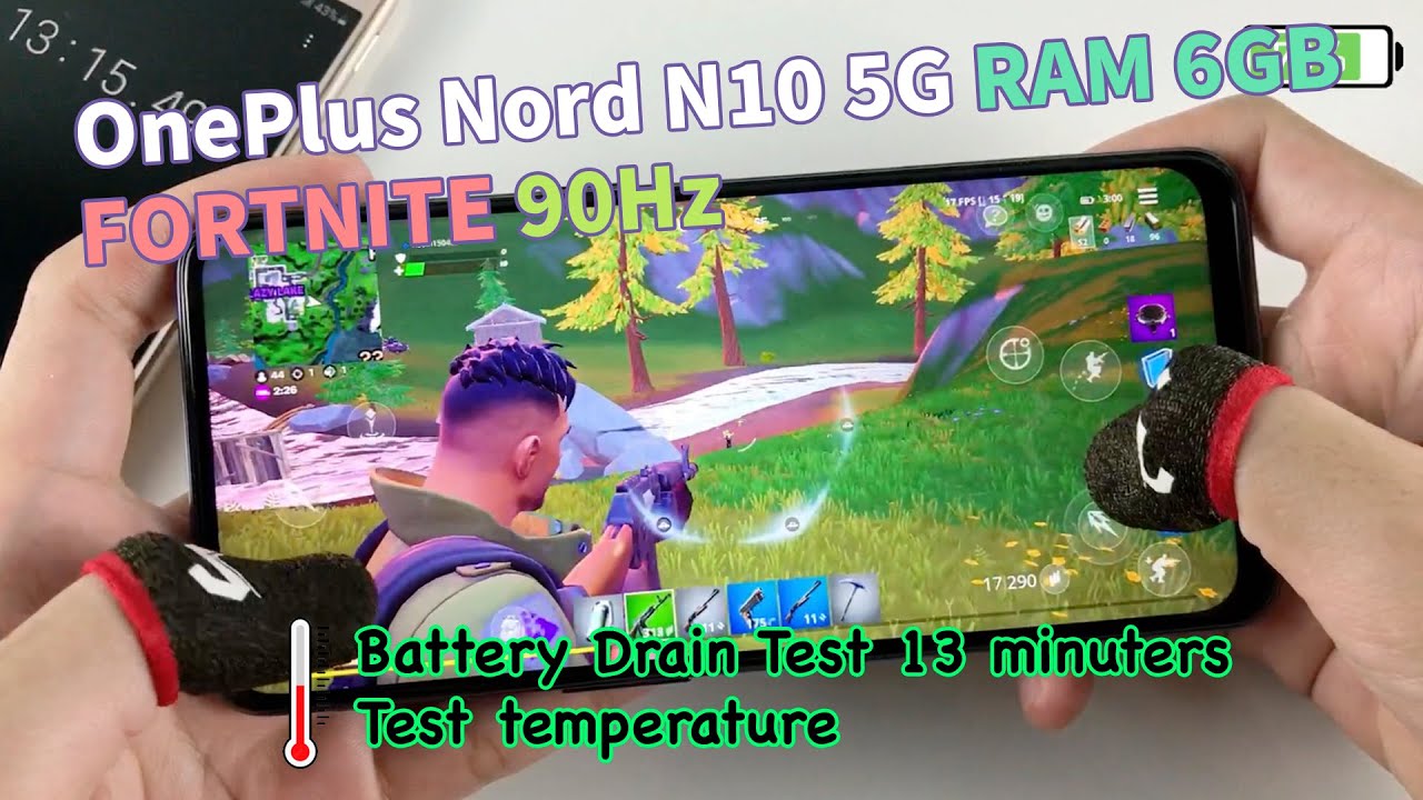 OnePlus Nord N10 5G FORTNITE Gameplay | Snapdragon 690 5G, 6GB, 90Hz