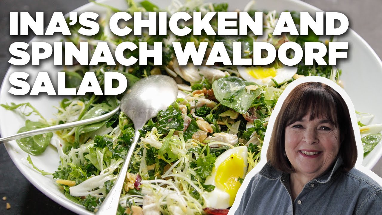 Ina Garten's Chicken and Spinach Waldorf Salad | Barefoot Contessa | Food Network