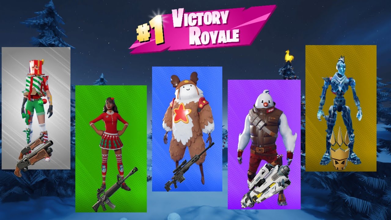 13# Défi Top 1 aléatoire skin de Noël gratuit ! 🎅🏼