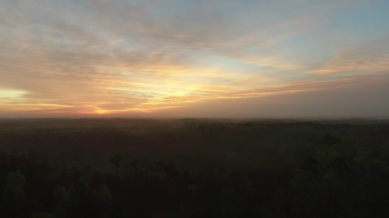Sunrise from DJI Bolivia, NC 4-5-17