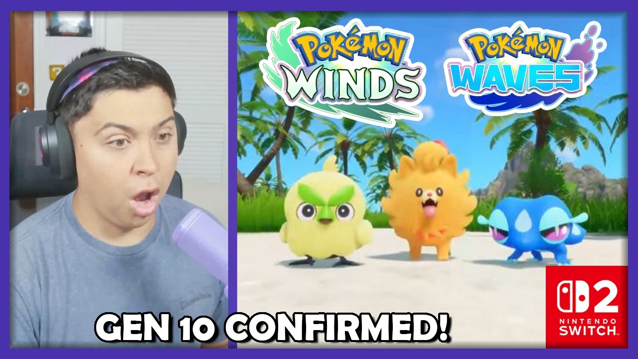 GEN 10 Confirmed!!! - Pokémon Winds and Waves Reveal Reaction