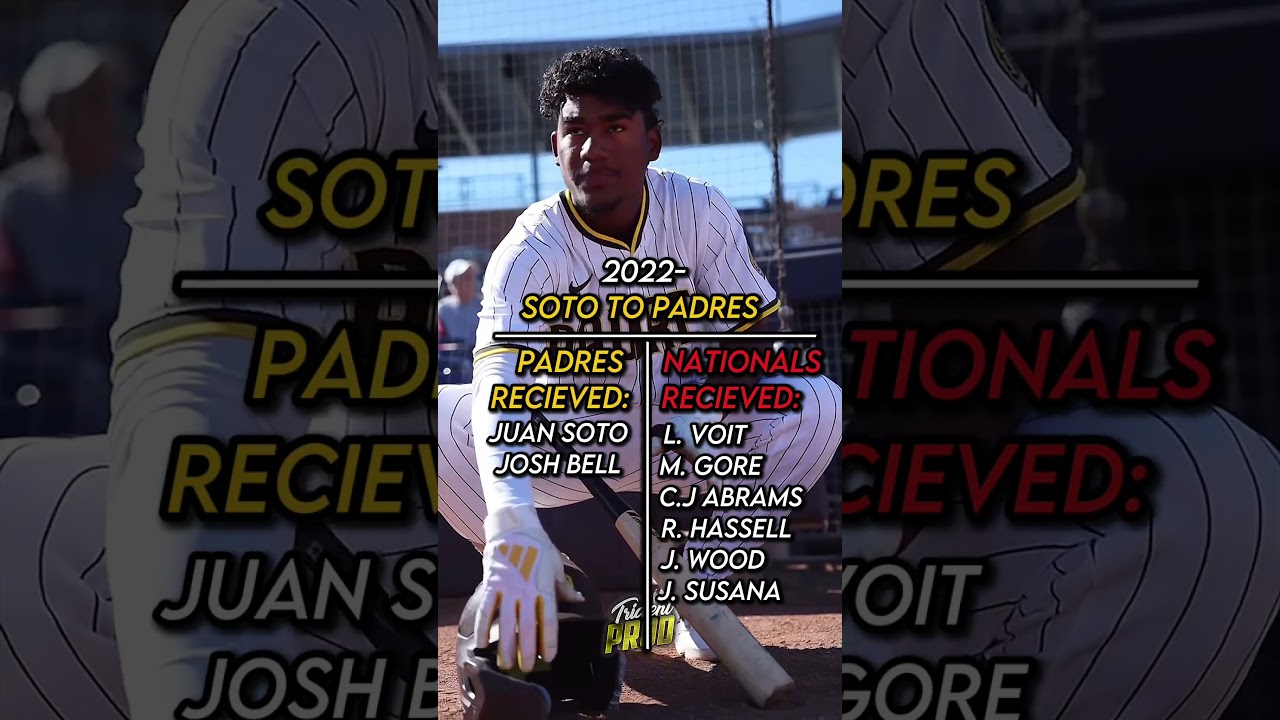 The Biggest MLB Trade At Each Trade Deadline #shorts