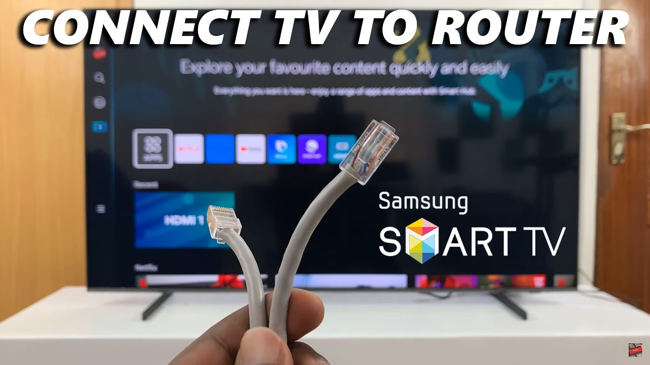 Как подключить Samsung Smart TV к роутеру через Ethernet-кабель