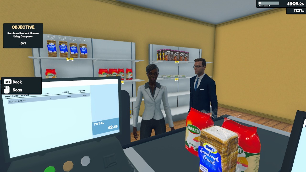 I GOT A JOB!!! Supermarket Simulator Prologue (click me for amusement)