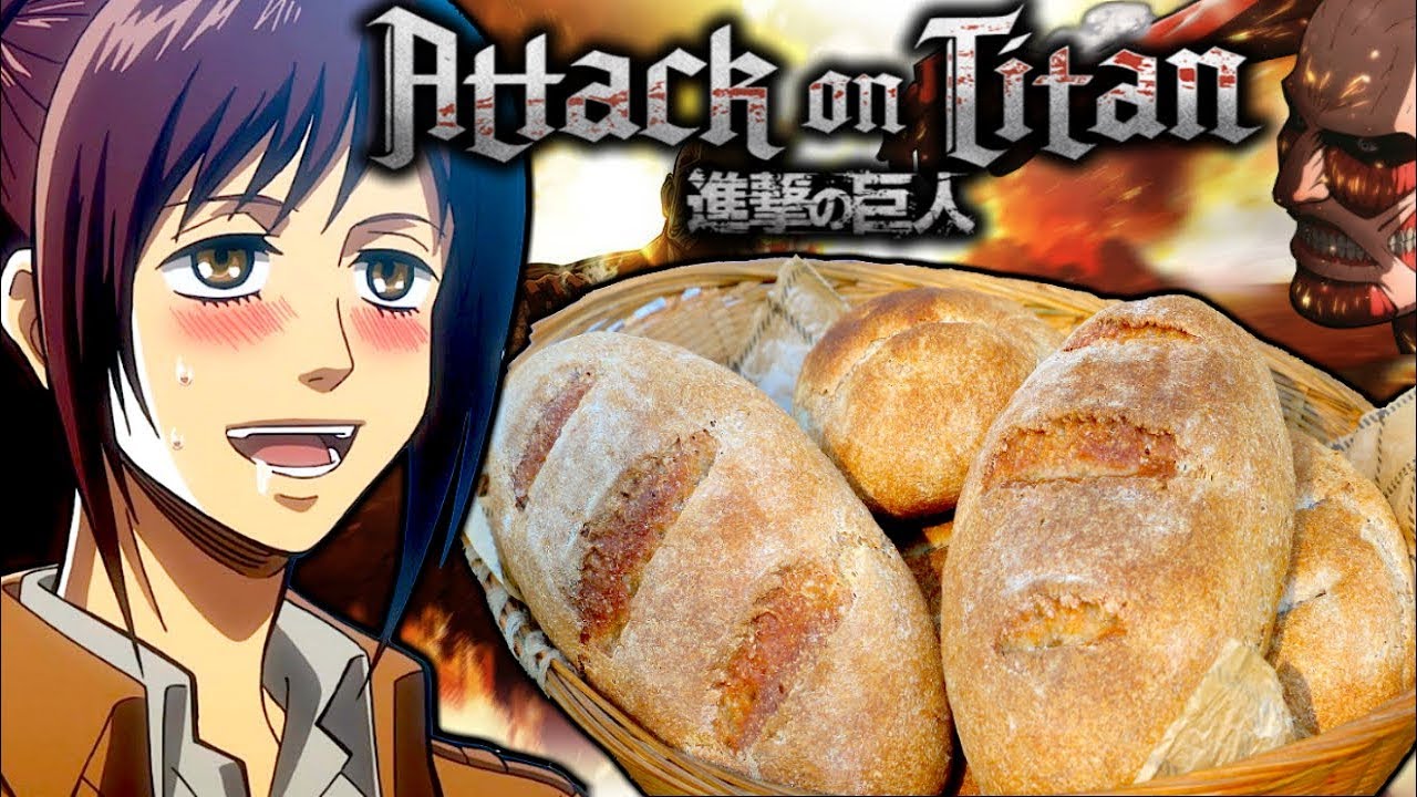 Shingeki no Kyojin - Les pains de Sasha Recette - Attack on Titan Bread Recipe