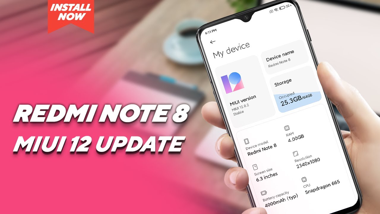 Install MIUI 12.0.2.0 Update On Redmi Note 8 | Android 10 Xiaomi EU ROM