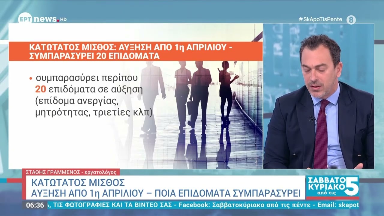 Κατώτατος μισθός: Αύξηση από 1η Απριλίου - Ποια επιδόματα που συμπαρασύρει