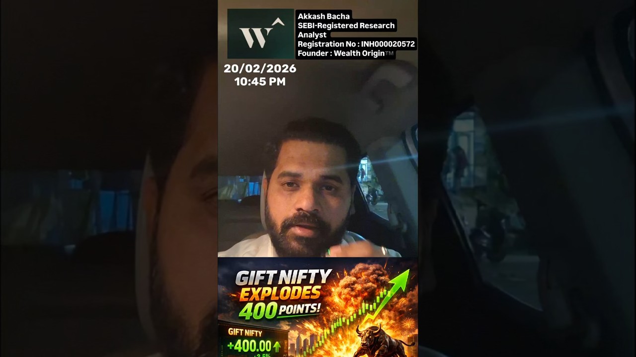 GIFT Nifty Jumps 400 Points After US Supreme Court Ends Trump Tariffs| Big Boost #giftnifty #tariffs