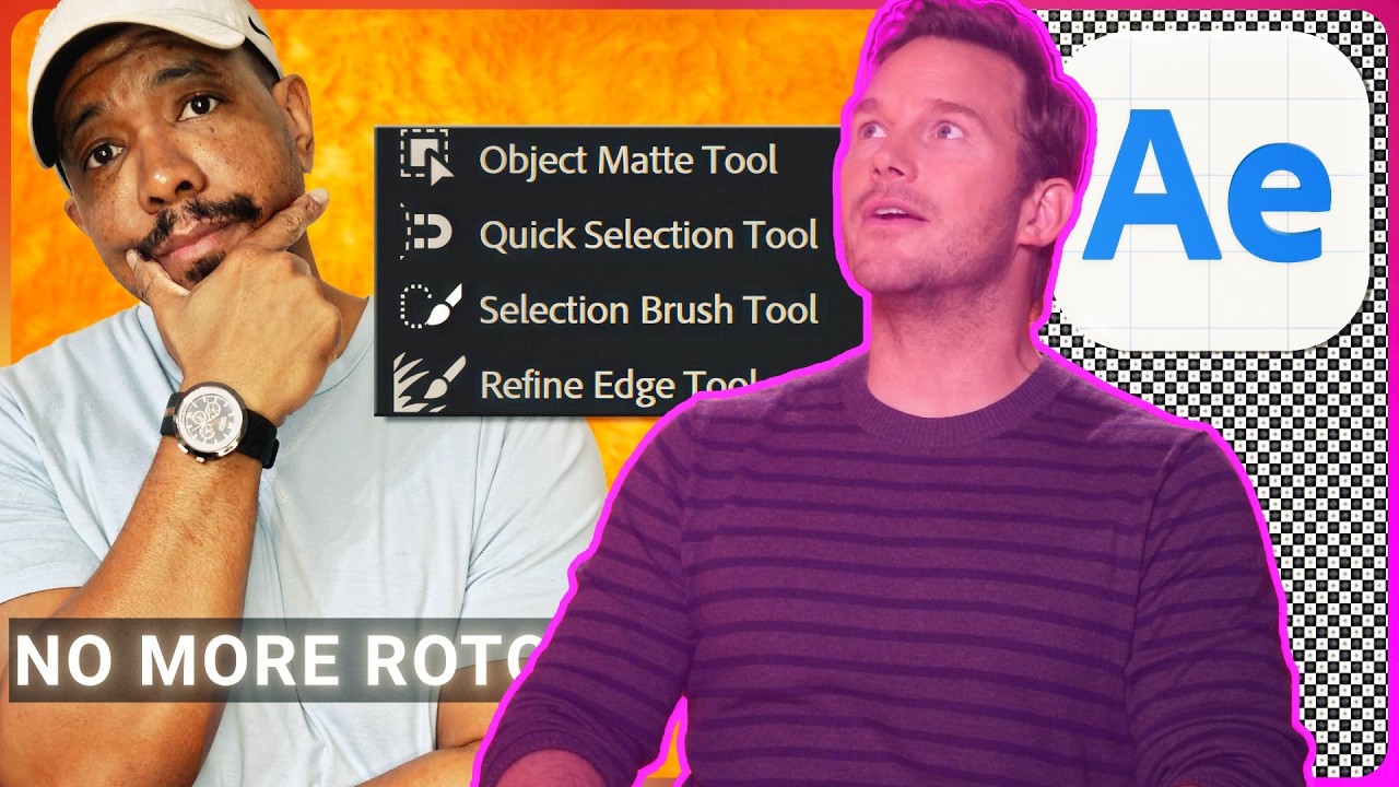 No More Roto! How to Use the New Object Matte Tool in After Effects 💪🏿