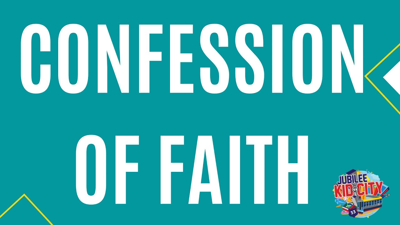 Confession of Faith | Affirmations for children