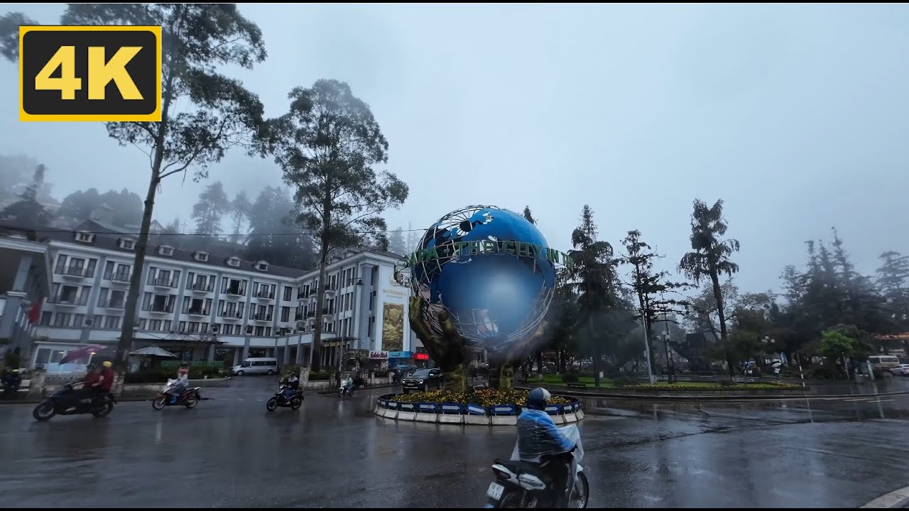 Sapa City Centre 4K Walking Tour