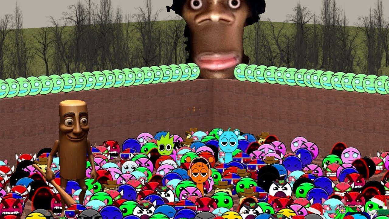 LOBOTOMY VS BIGAUUGHH AND UNLIMTED NEXTBOT #gmod #mdasalathossain