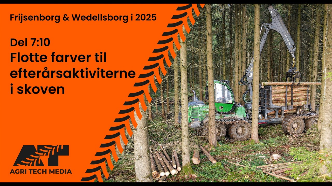 🇩🇰 Frijsenborg & Wedellsborg i 2025 - Del 7: Flotte efterårsfarver til skovarbejdet