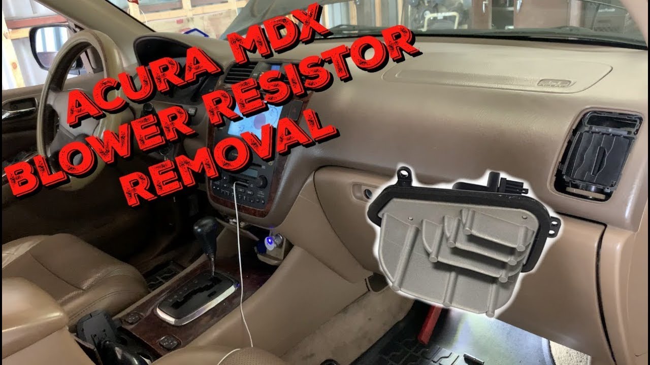 Замена резистора вентилятора Acura MDX 2000-2006