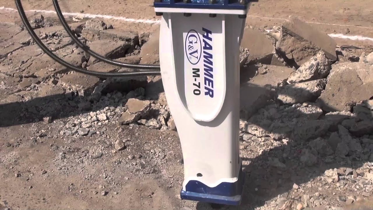Martillos Hidr&aacute;ulicos marca HAMMER G&V