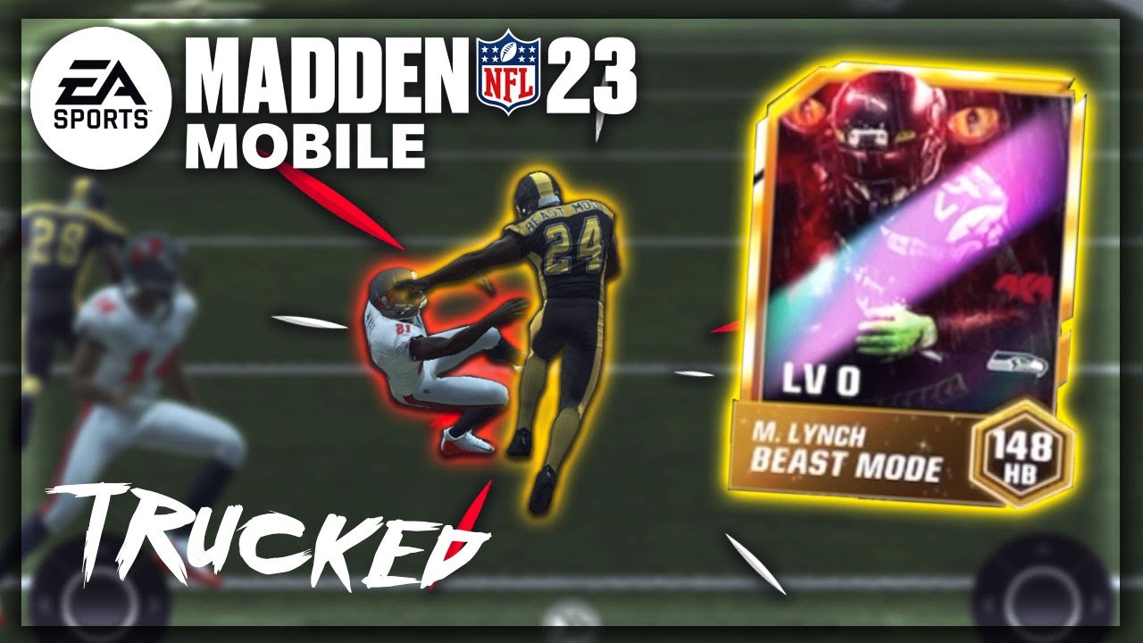 AKA BEASTMODE BREAK EVERY TACKLE!! MADDEN MOBILE 23 AKA ICONIC FOIL GAMEPLAY!!