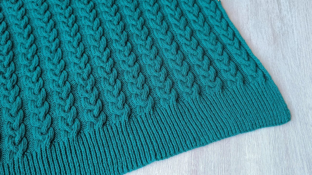 Шикарный узор спицами 🧶 для кардиганов, свитеров, джемперов,снудов,шапок! Необычные косы спицами 🧶
