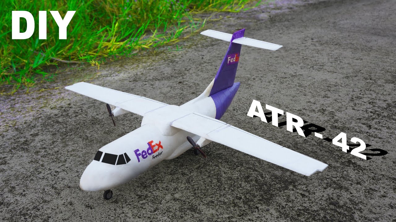 Build And Fly RC plane ATR 42 FedEx