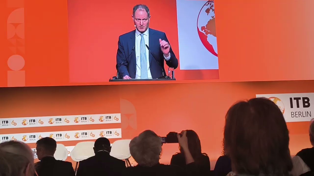 Opening press conference ITB with MESSE BERLIN CEO Mario Tobias