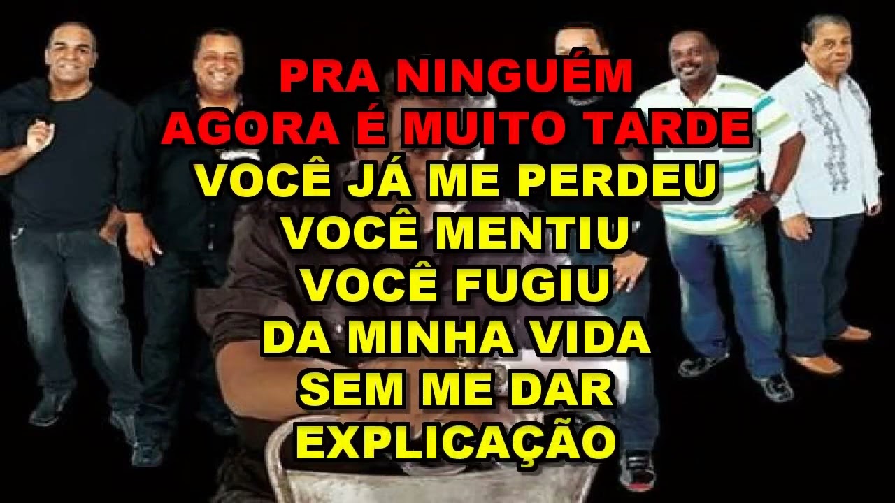 ** Karaoke ** Raça Negra ** Dei A Cara Pra Bater **
