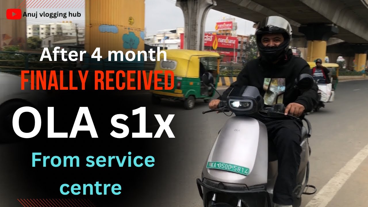 Finally 4 months baad | OLA scooter service centre se aa Gaya.