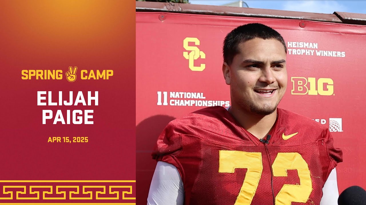 USC OL Elijah Paige | Trojan Spring Camp 4.15.25